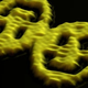 DNA origami smiley faces are each 1/1000 the width of a human hair. (Image: Paul Rothemund/Caltech)
